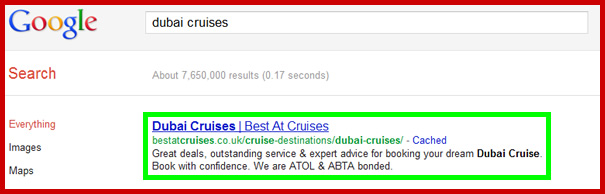 We got our client ALL of the top Google ranking positions (picture 5)