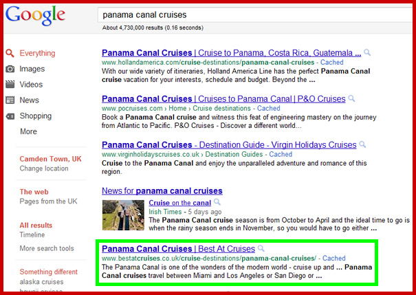 We got position 1 and page 1 google rankings for 10,000 pages (picture 5)