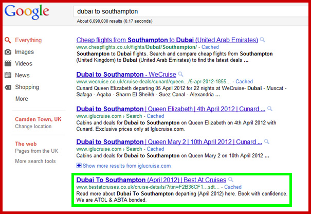 We got position 1 and page 1 google rankings for 10,000 pages (picture 6)